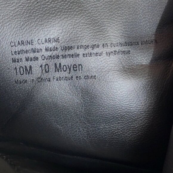 Adrienne Vittadini Clarine Ankle Boot Size 10 Heel Leather Chain - Picture 11 of 12